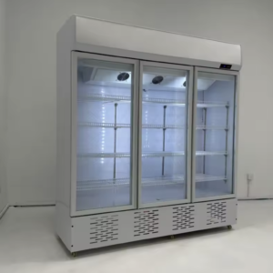 Triple Door Glass Display Refrigerator – Commercial Drink Fridge